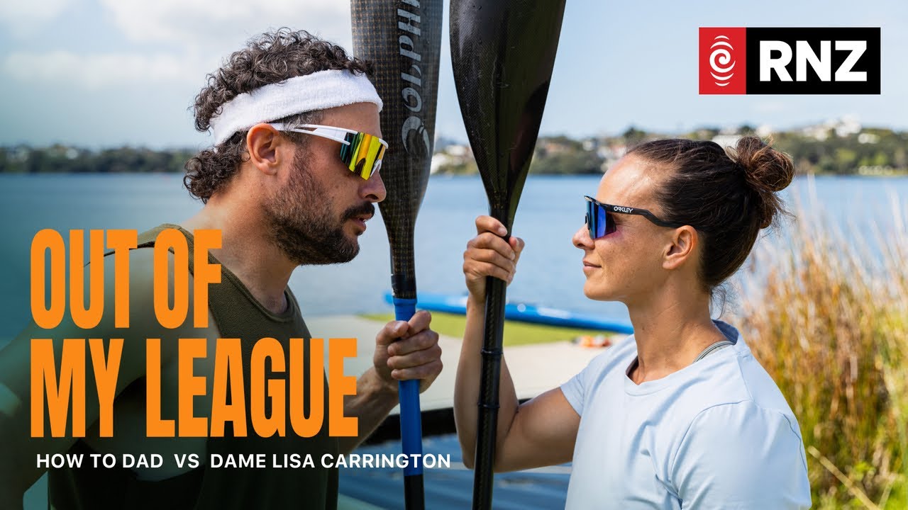 All he has to do is stay upright in the boat…. | Out of My League | Episode 1: Dame Lisa Carrington