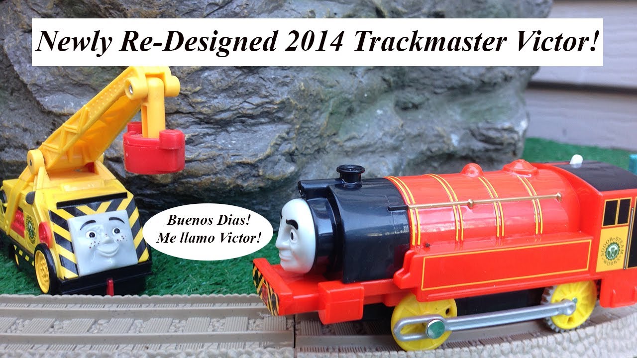 Newly Redesigned 2014 Thomas and Friends Tale of the Brave Trackmaster Victor!