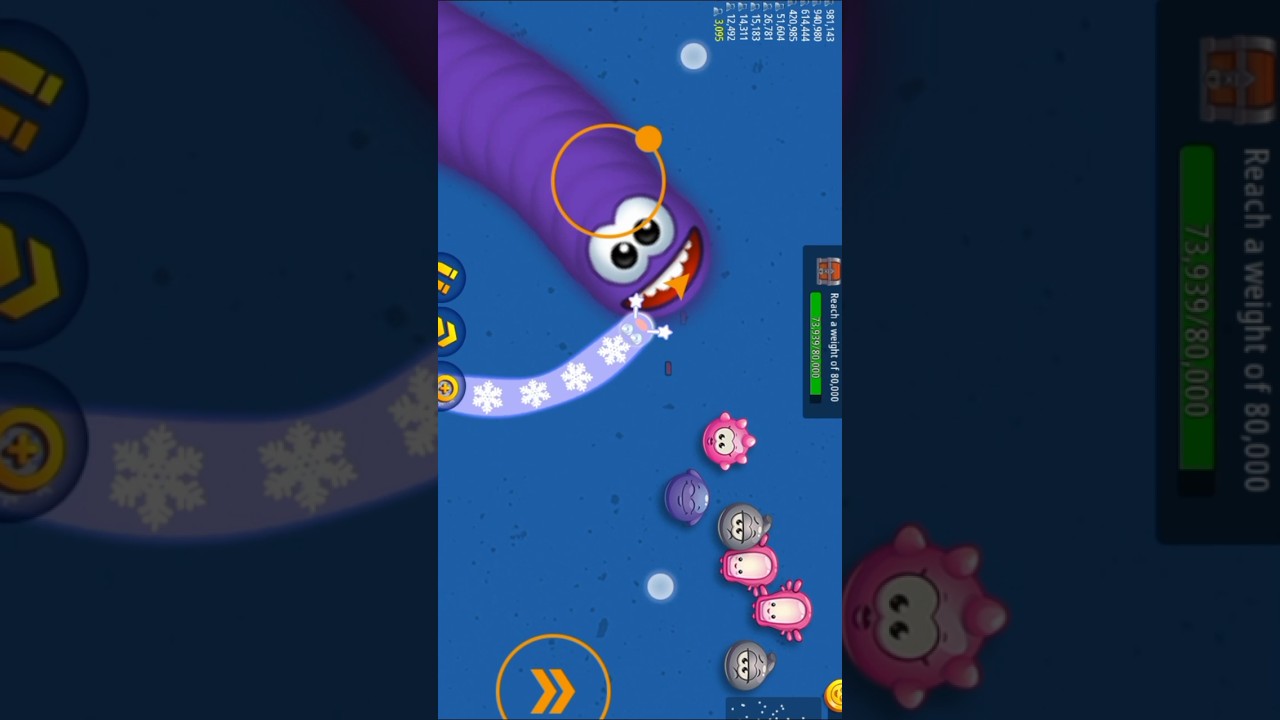 Worm zone io 🐍 full hack 😆 snake game #63 