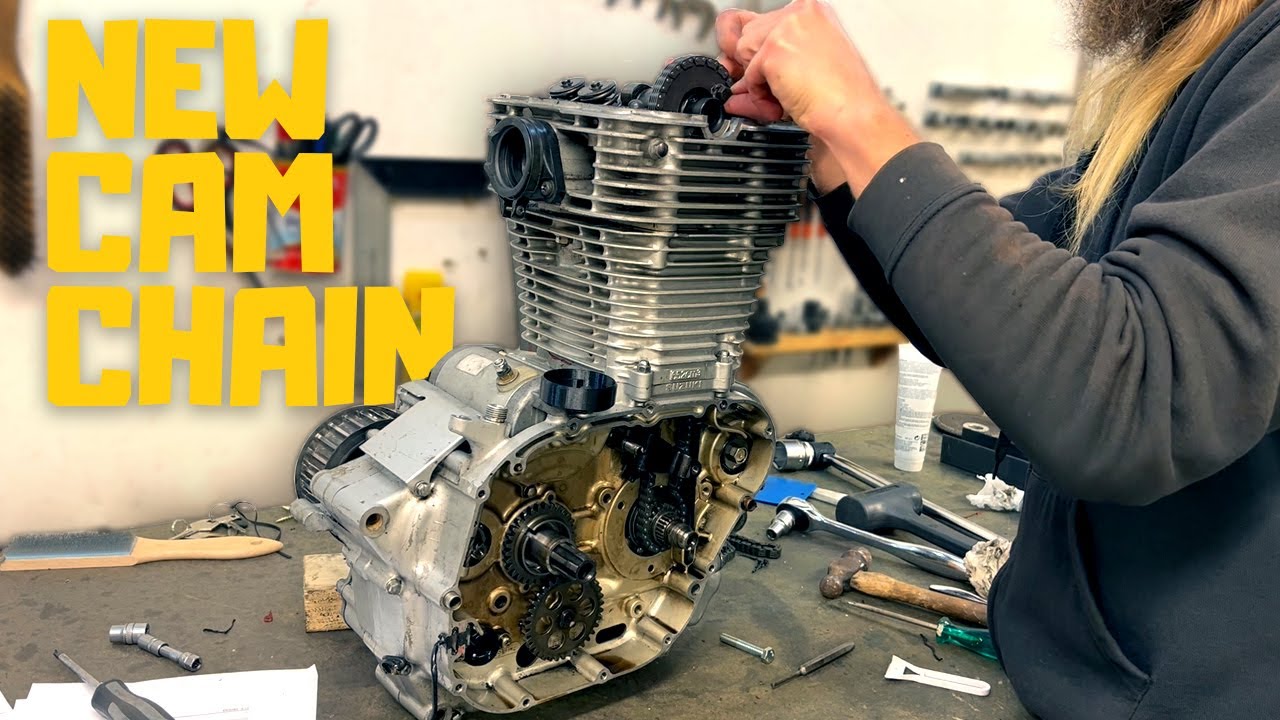 Replacing the Cam Chain on the Suzuki Savage