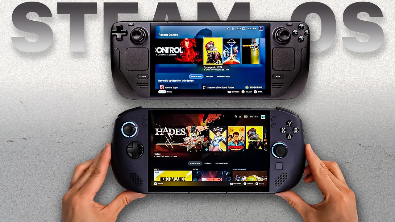 Steam Deck OLED Vs Legion Go S : The BEST SteamOS Handheld?!
