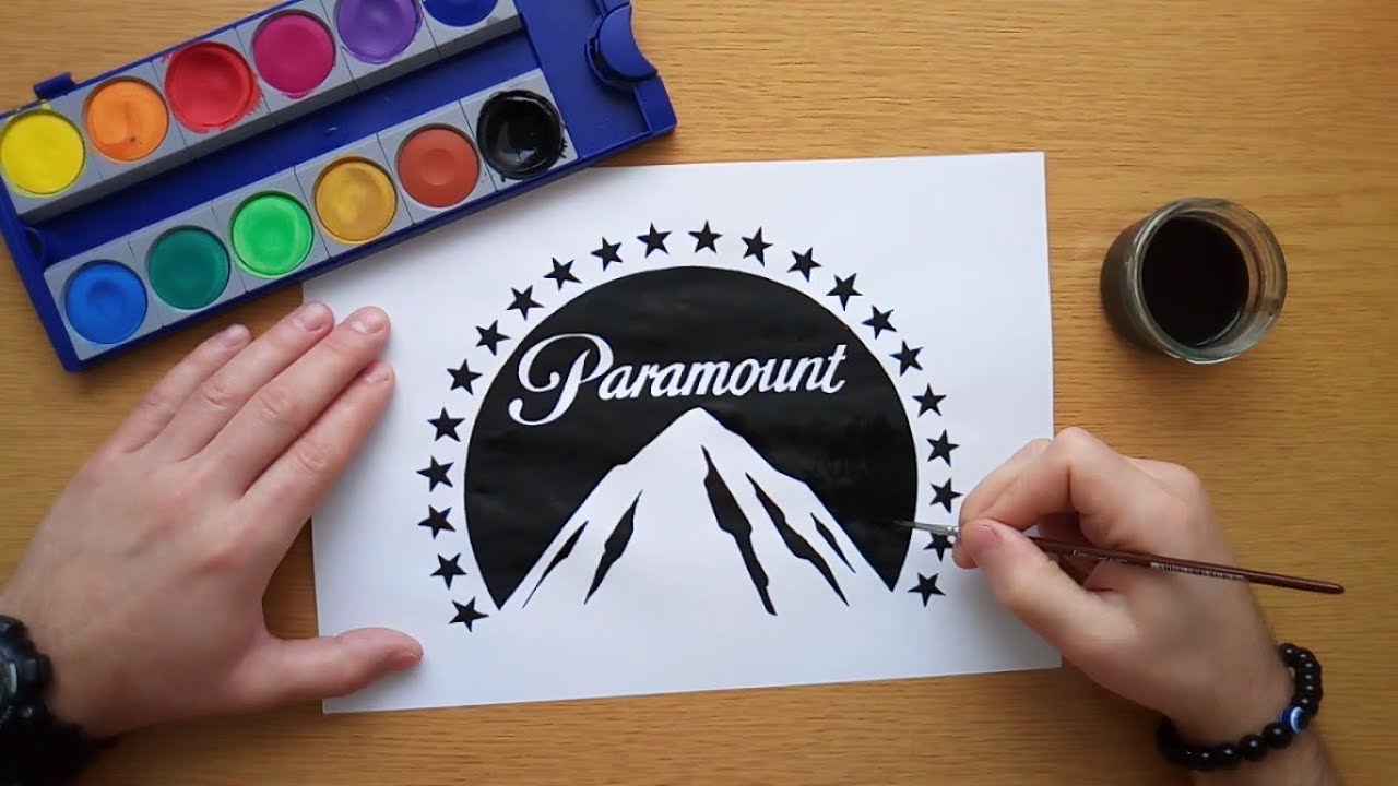 How to draw a Paramount logo