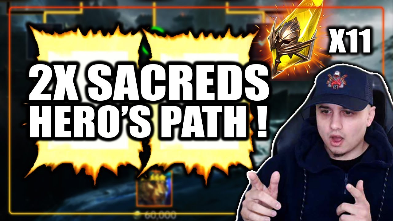 💥 2X SACREDS FOR HARIMA !! 💥 HERO'S PATH WORTH IT !? | Giveaways | Raid Shadow Legends