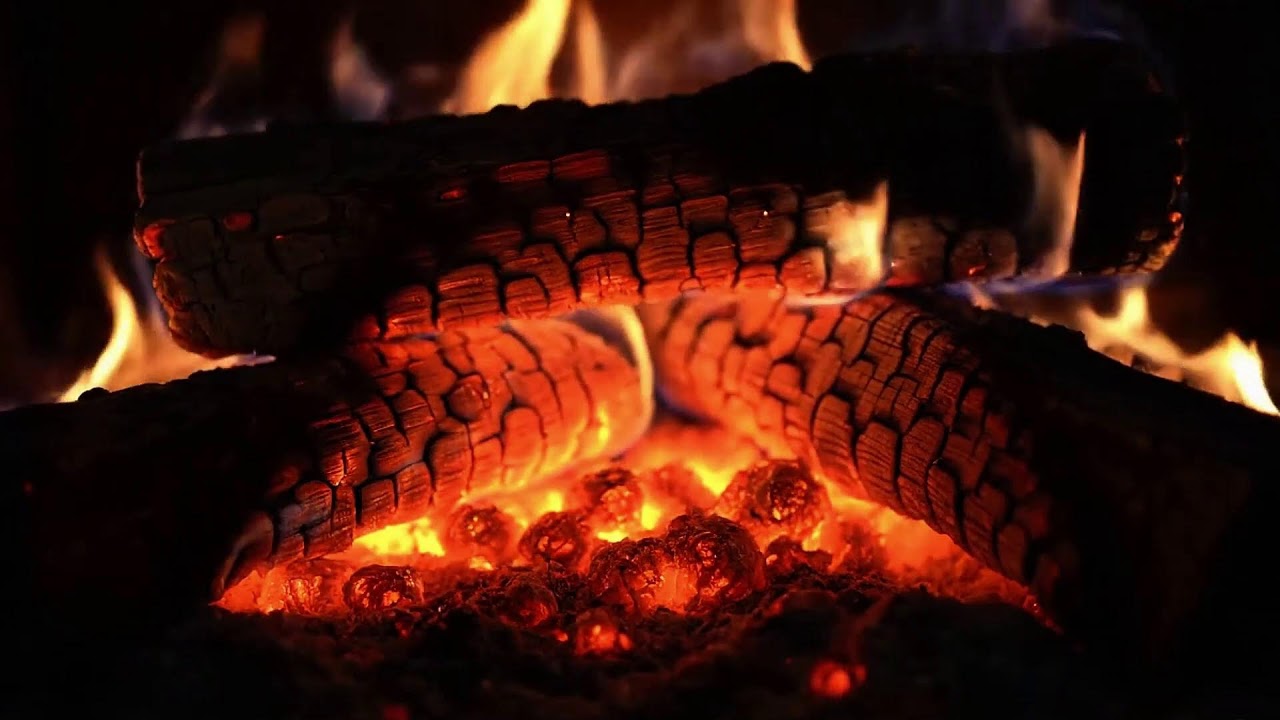 Cozy Fireplace Background with Calming Crackling Fire Sounds for Deep Sleep