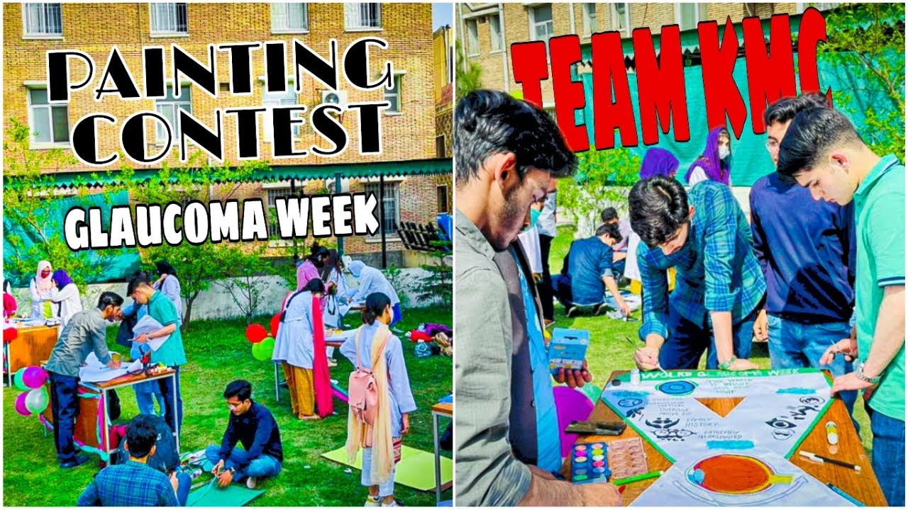 We Represented KMC in a Painting Contest at PIO || Khyber Medical College Vlog