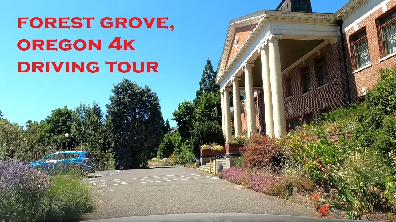 Forest Grove, Oregon | 4k Driving Tour