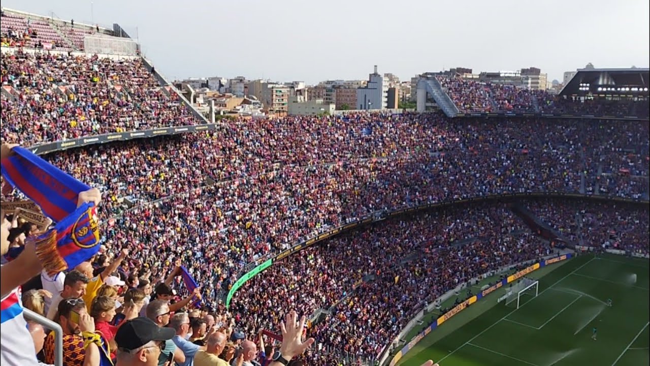 Camp Nou. Ultimo partido en el estadio.