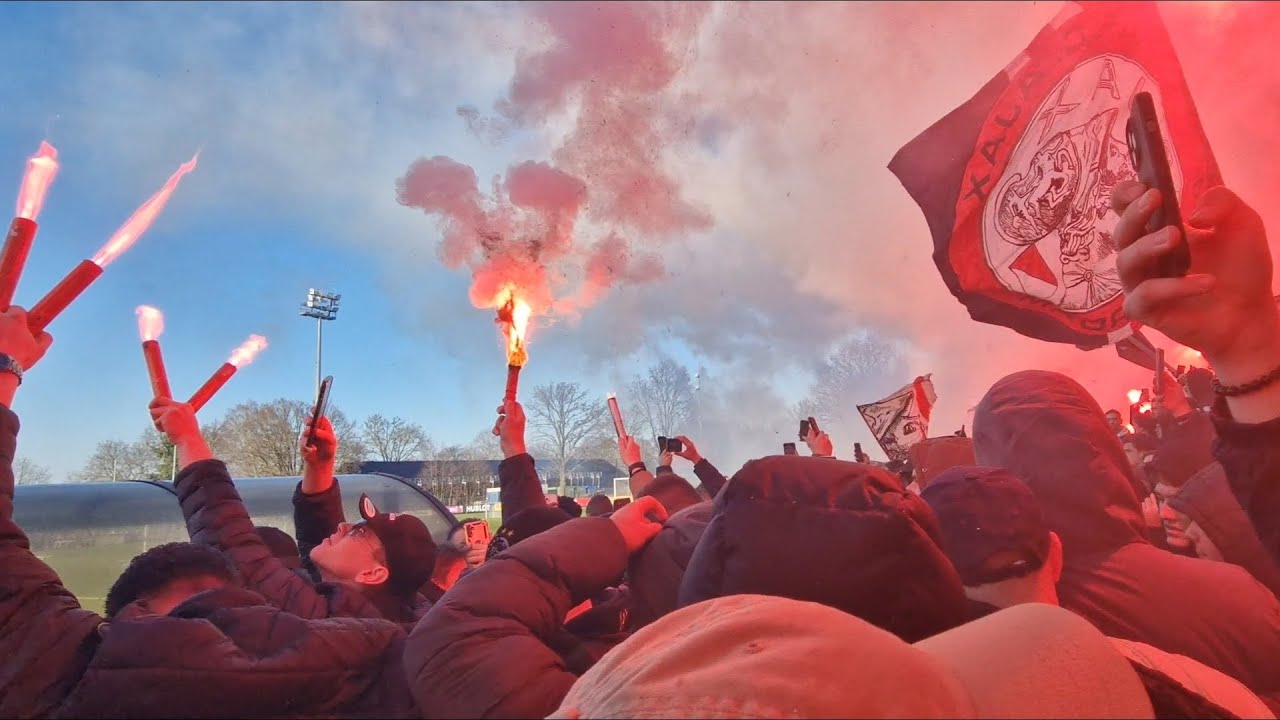 Open training vóór de Klassieker AFC AJAX - Feyenoord zaterdag 01-02-2025 @  deToekomst Amsterdam.