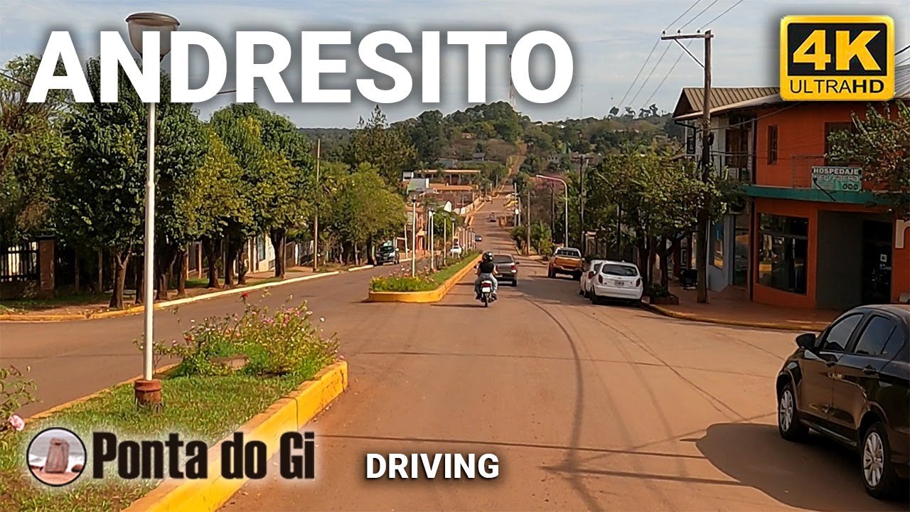 ANDRESITO en 4k #driving 2023 - TOUR VIRTUAL - Provincia de Misiones - ARGENTINA