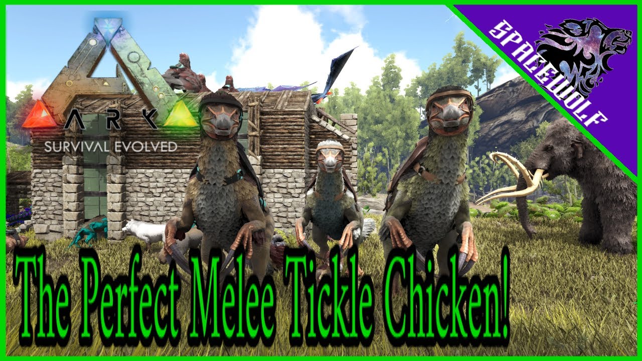 Ark Survival Evolved - The Island | #28 The Perfect Melee Tickle Chicken!