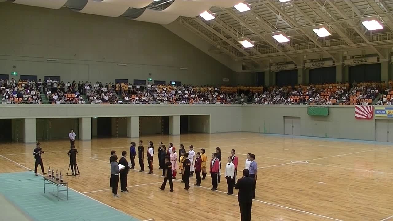 京都マーチングコンテスト20170902　高校の部　表彰式