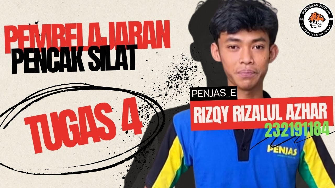 Tugas 4 Pembelajaran Pencaksilat materi tendangan | Rizqy Rizalul Azhar | Universitas Siliwangi 