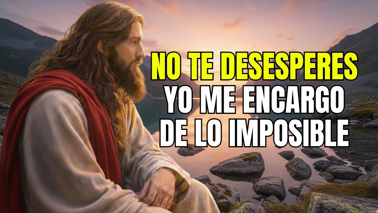 DIOS DICE: No te desesperes, Yo me encargo de lo imposible | Dios es bueno