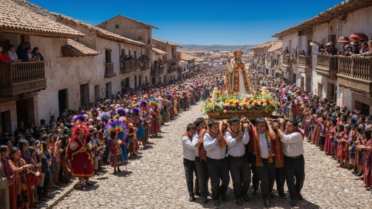 Así se vivió la PROCESIÓN del PATRÓN SAN BLAS en CUSCO🇵🇪
