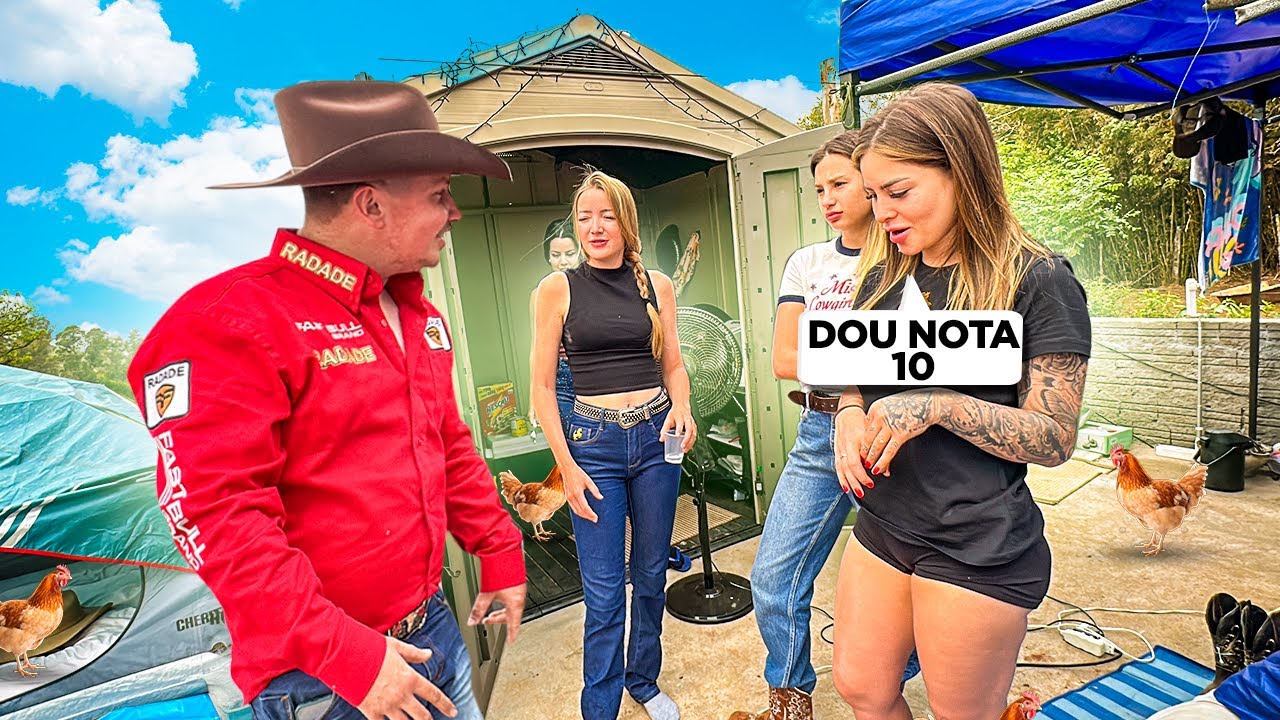 UM FÃ VEIO CONHECER AS BOIADEIRAS NA FAZENDA E FICOU NERVOSO