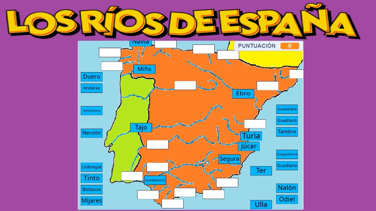 Los ríos de España con Scratch