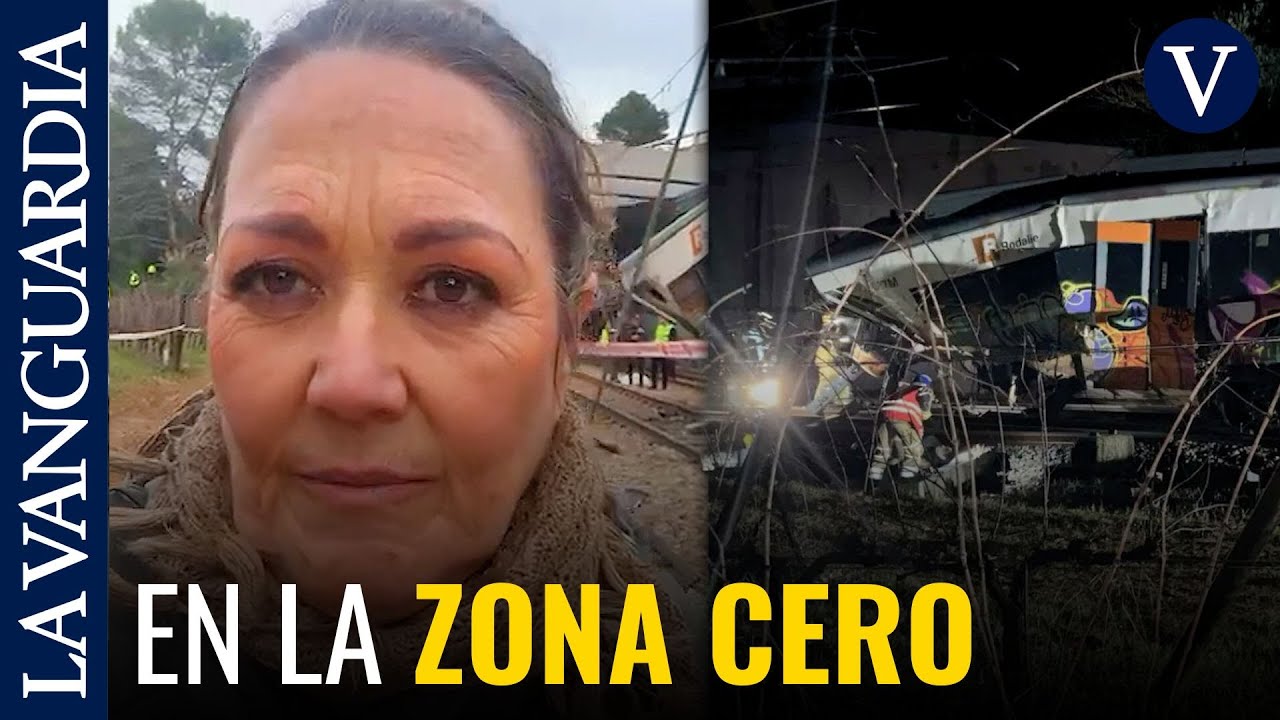 GELIDA I Así avanzan los trabajos para despejar la vía tras el accidente de tren en Gelida