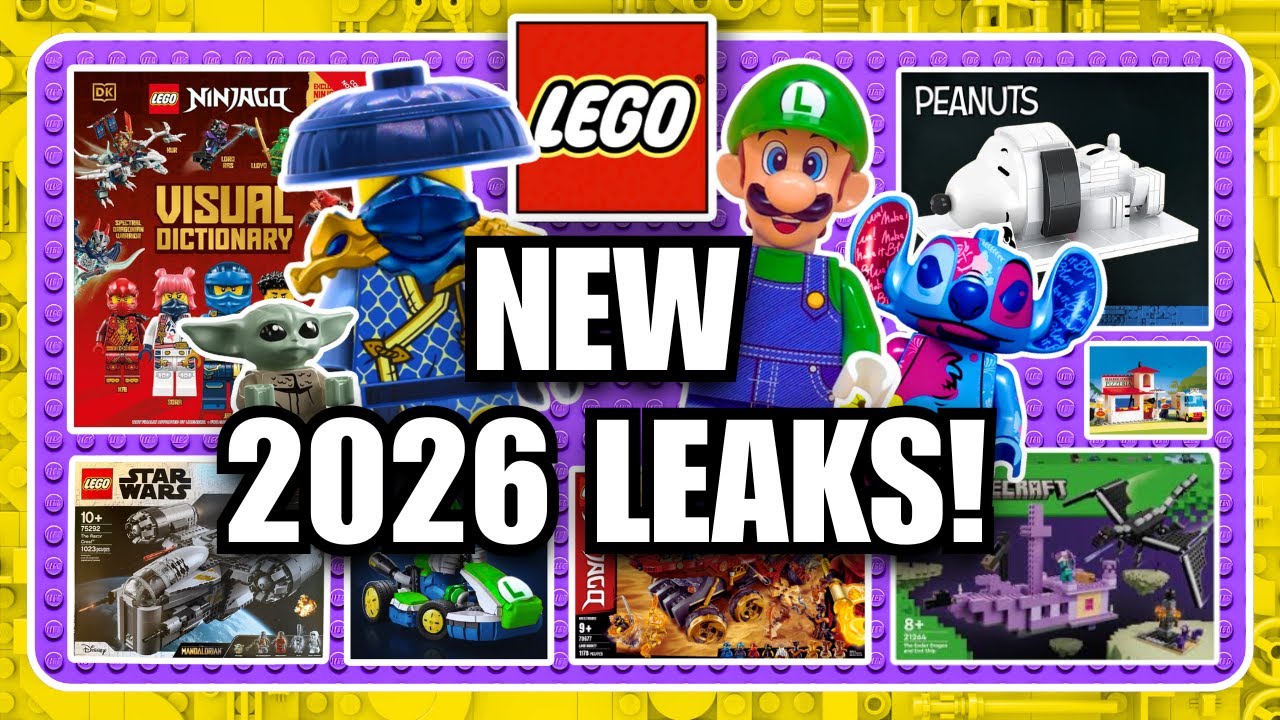 Новые утечки информации о LEGO! Ninjago, Fortnite, Snoopy и многое другое!