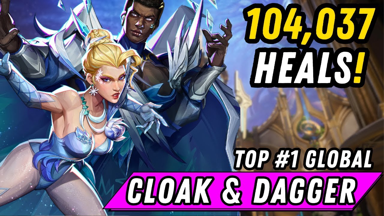 104,037 Heals! One Above All Cloak & Dagger | Kinetic Flower - Marvel Rivals