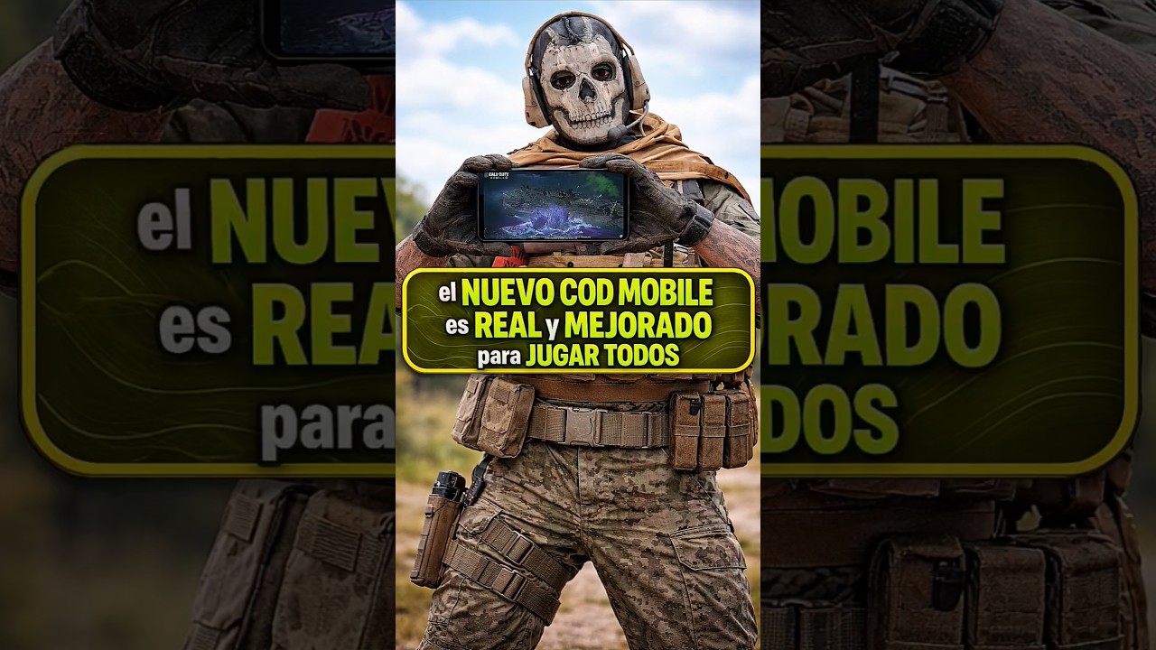 el NUEVO COD MOBILE es REAL y MEJORADO para JUGAR TODOS