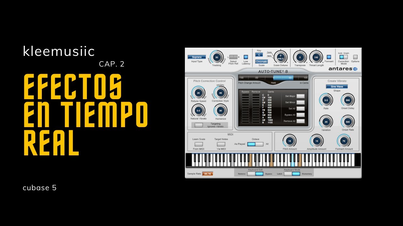 Efectos en tiempo real (Cubase 5) [Cap. 2]