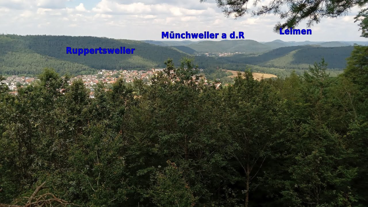 Lemberg Pfalz, Sternwandelweg und Burgen Ruppertstein + Lemberg