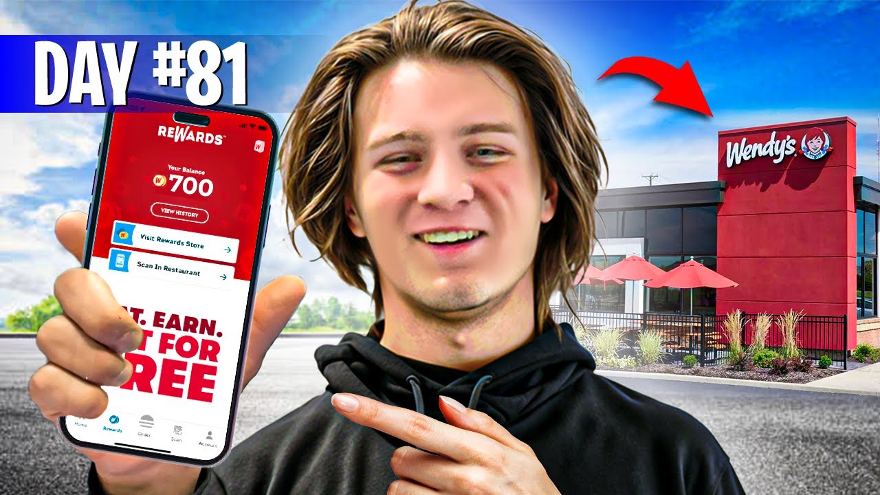 Homeless Teen Discovered FREE FOOD HACK! (365 Day Survival Challenge)