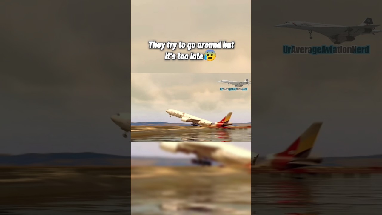 Asiana airlines flight 214 crash video😭 #aviation #airplane #automobile #crash #planecrash #edit