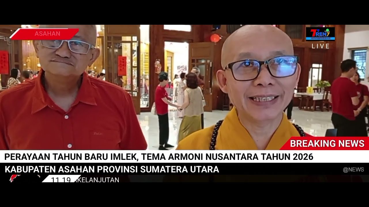 Perayaan Tahun Baru Imlek 2026 Dengan Tema Harmoni Nusantara Kabupaten Asahan Sumut