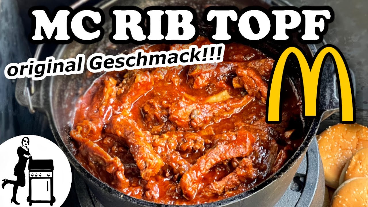 McRib Topf aus dem Dutch Oven | mit Original McRib Soße | Die Frau am Grill