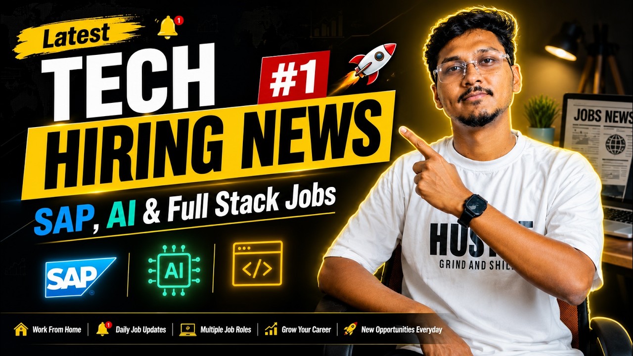 Latest Remote Tech Jobs News #1 SAP, AI & Full Stack Hiring |Best Jobs |Apply now
