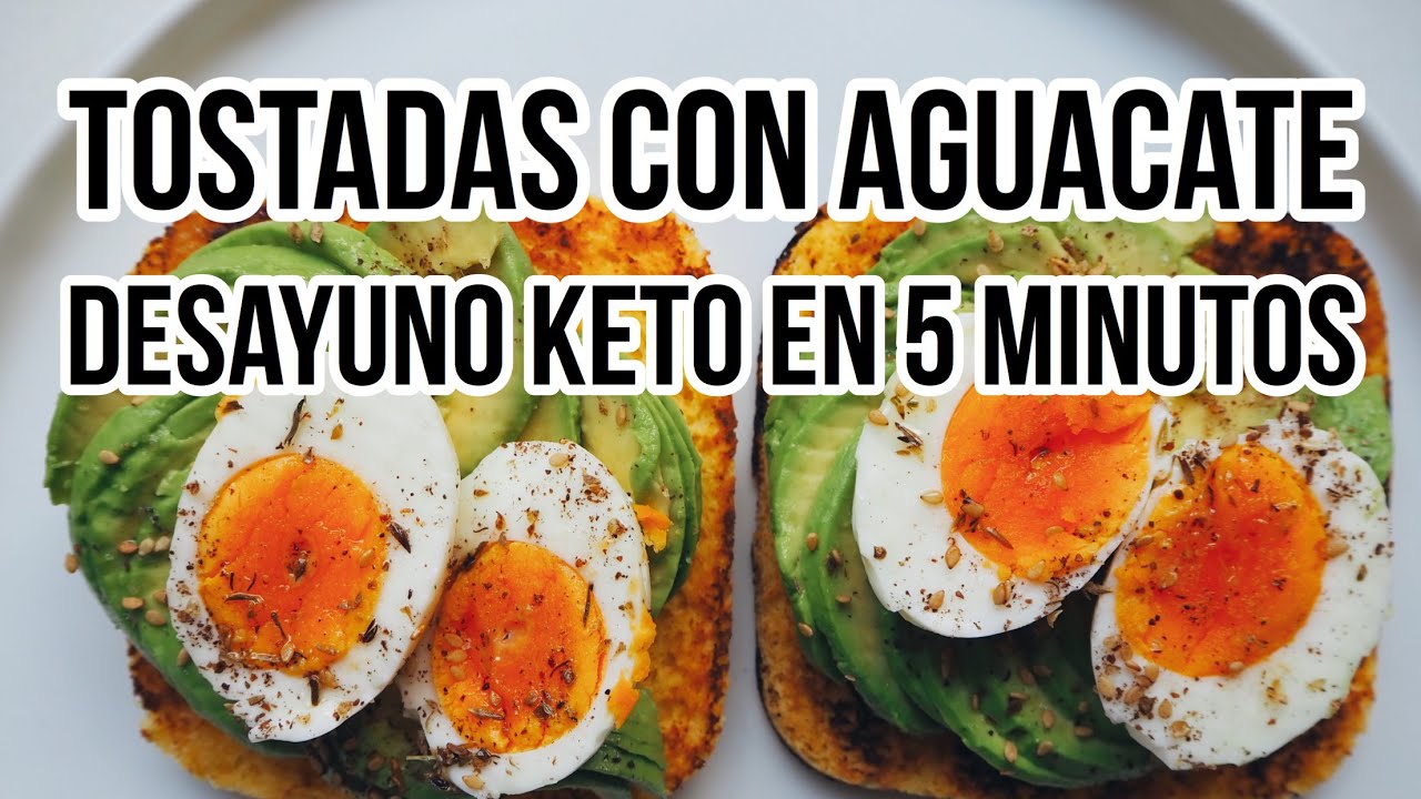 🥑🍞 DESAYUNO KETO EN 5 MINUTOS | TOSTADA SIN HARINA DE AGUACATE Y HUEVO | Manu Echeverri