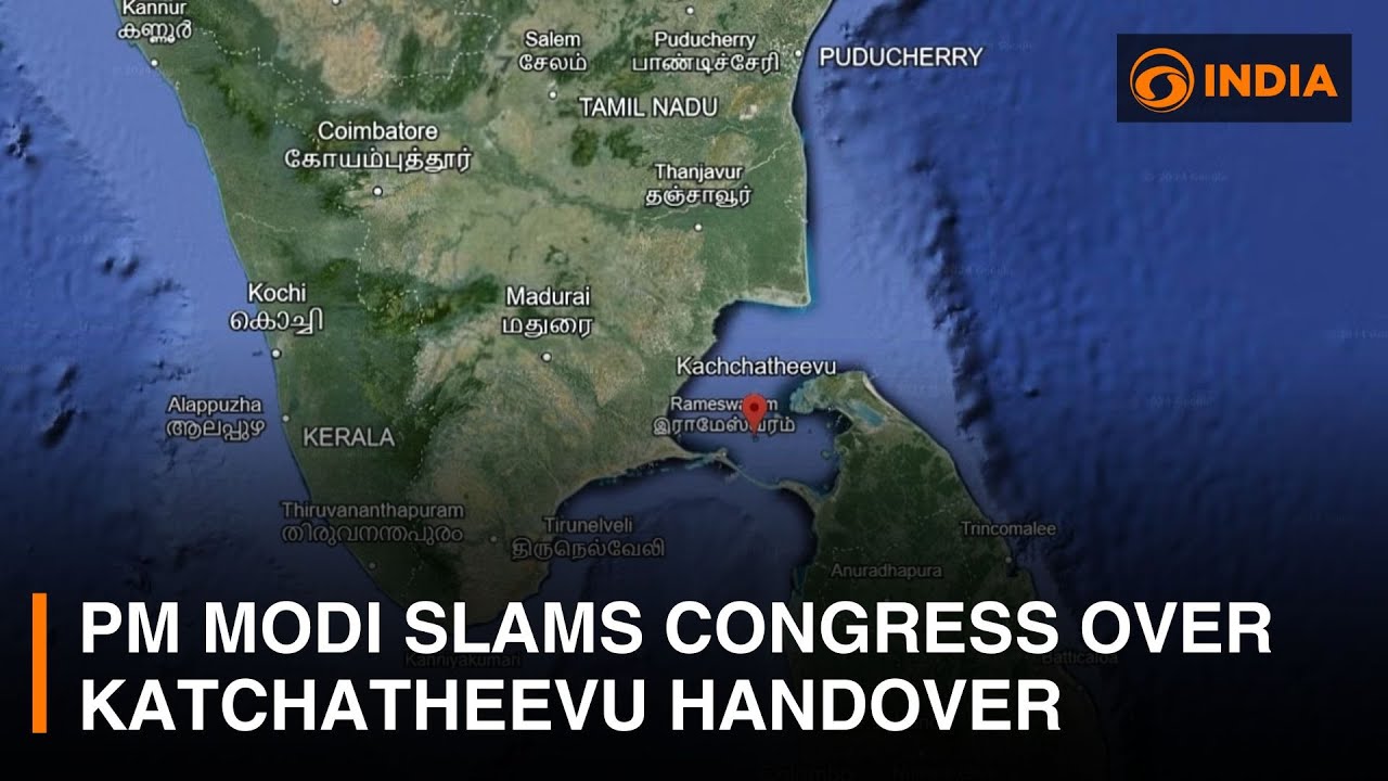 PM Modi launches scathing attack on Congress over Katchatheevu handover | DD India