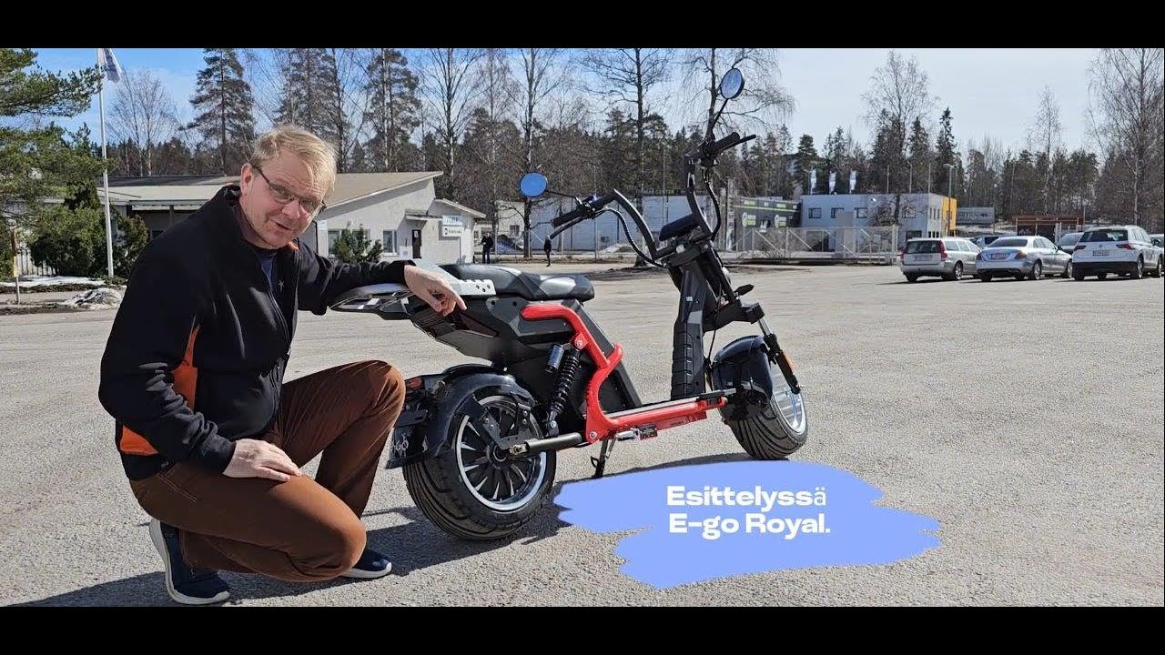 Sähköskootteri EGO Royal 3000W 50Ah