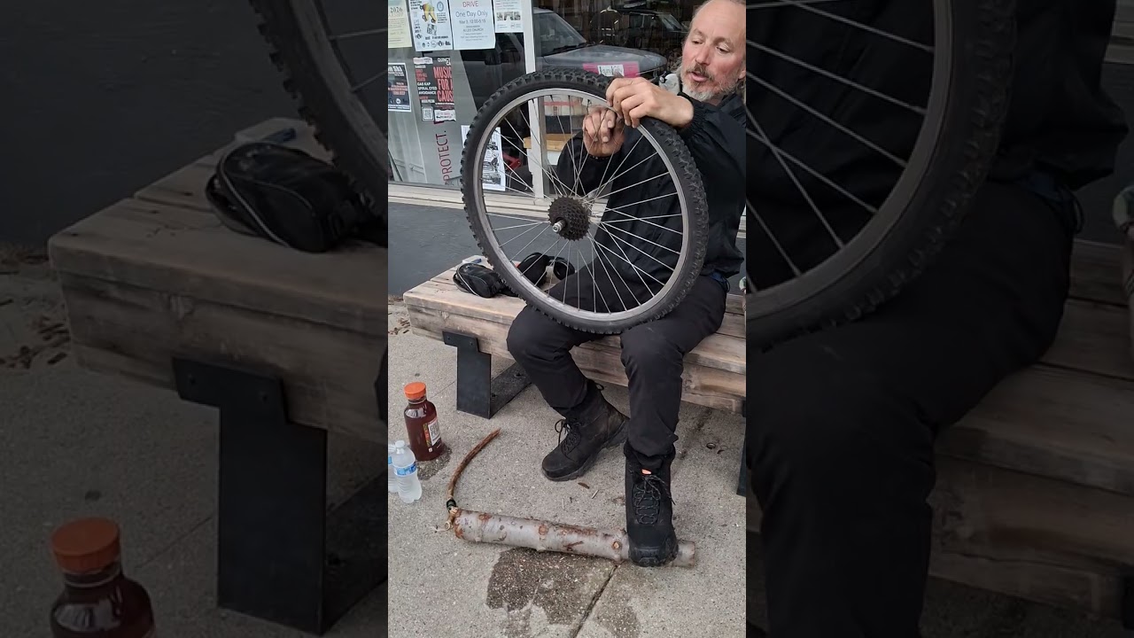 How to fix a flat tire on a bicycle 