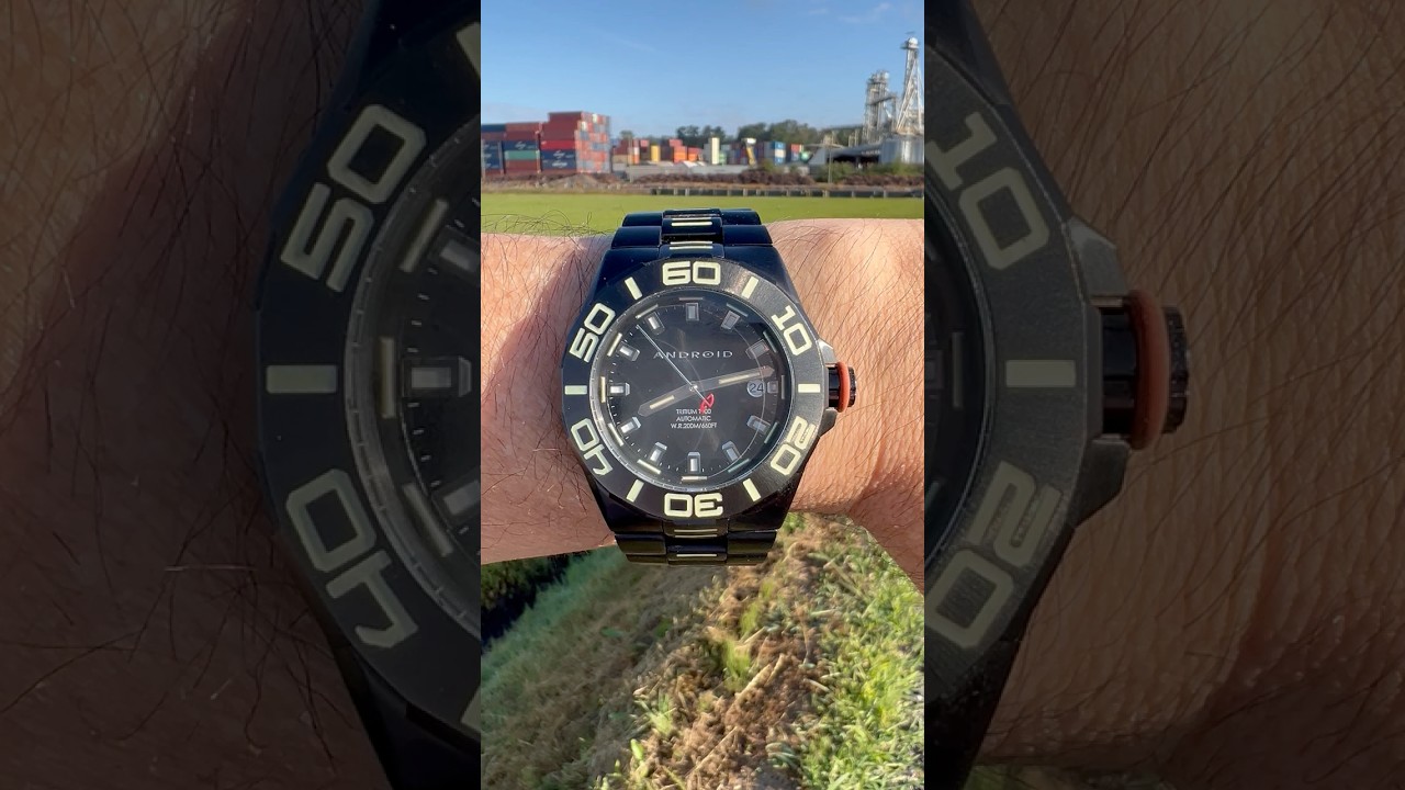 ANDROID Tritium T100 Automatic PVD Diver #Watch