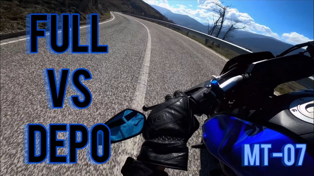MT-07 FULL POWER vs DEPO 🥵- Mountain pass🗻