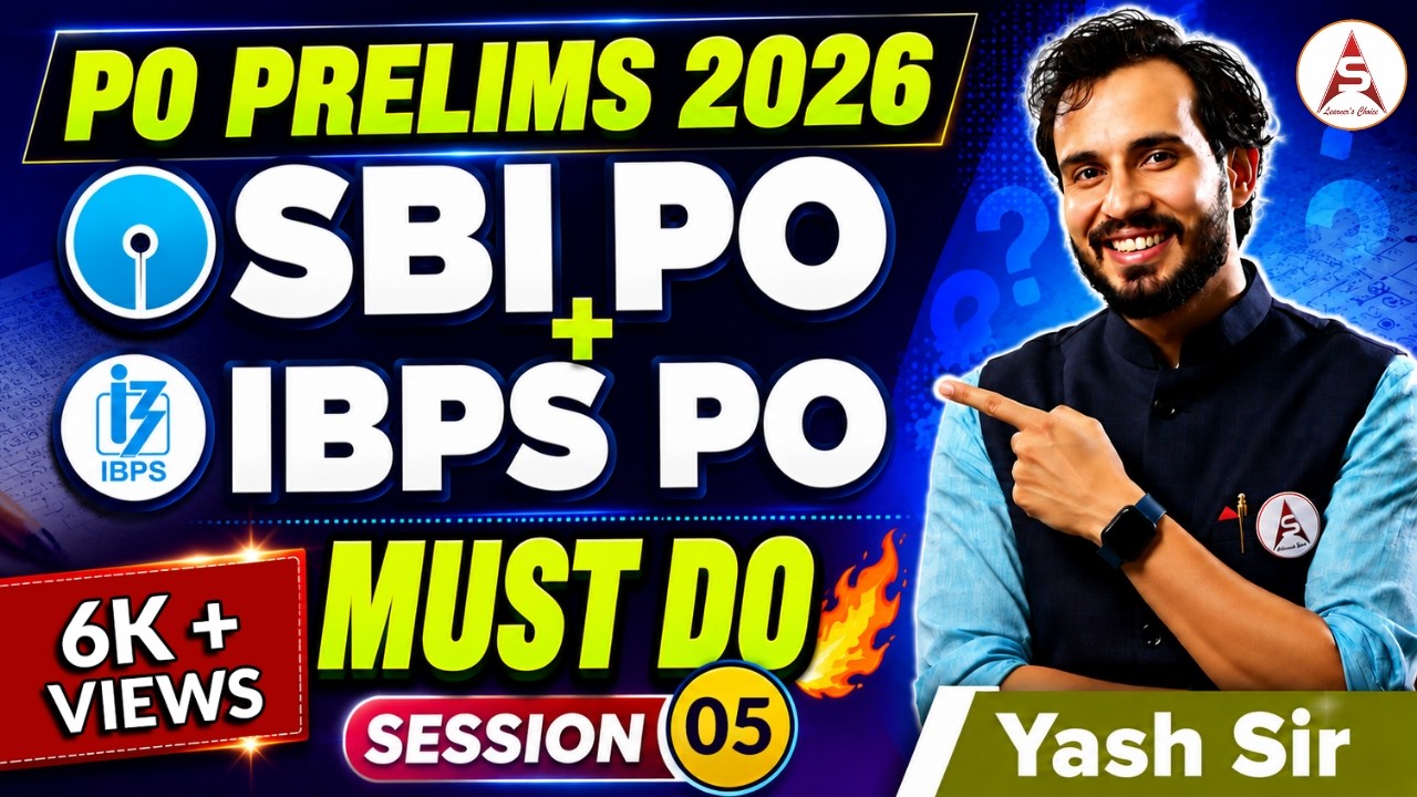 SBI PO | SESSION 5 | Yash Sir | 21.10.2021 | 07:00am #SSA #banking #sbi #sbipo