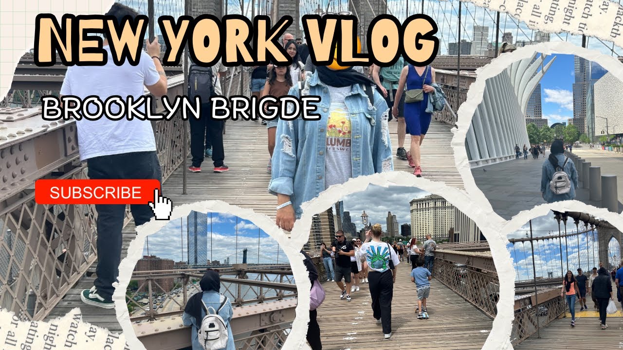 فلوق هبال في نيويورك🇺🇸😍حوسوا معايا في Brooklyn Bridge 🌉 و 9/11 memorial🗽تمتعوا بالمناظر و الأجواء 🫶