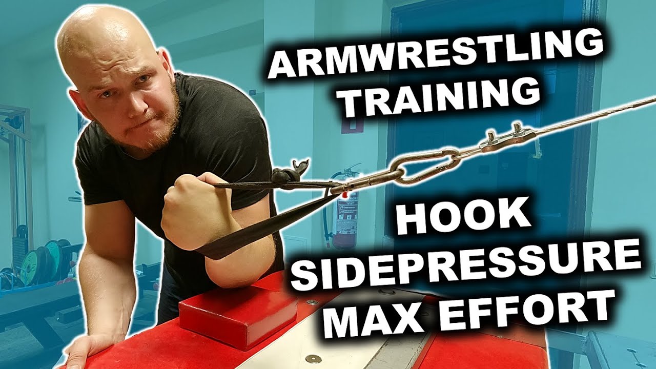 Hook Sidepressure 6 Rep Max | Armwrestling Maximum Effort Training