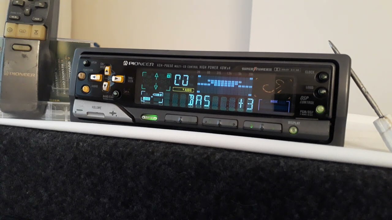 PİONEER KEH-8650R CASETTE RADIO- AUX -SUB -OLD SERIA #DSP CONTROL