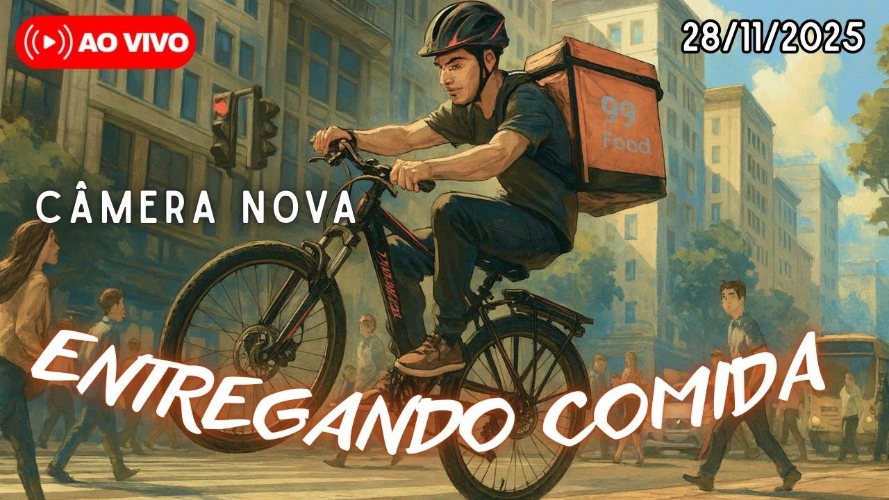 🔴AO VIVO | IRL ENTREGANDO COMIDA PELO RIO DE JANEIRO 📍  CENTRO E ZONA SUL