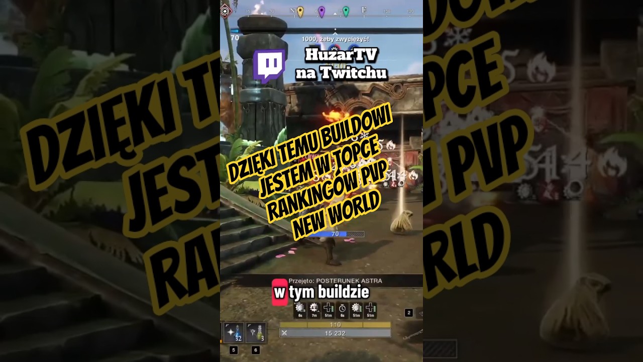 dzięki temu buildowi jestem w topce ranking&oacute;w pvp w new world #gaming #newworld #newworldpvp