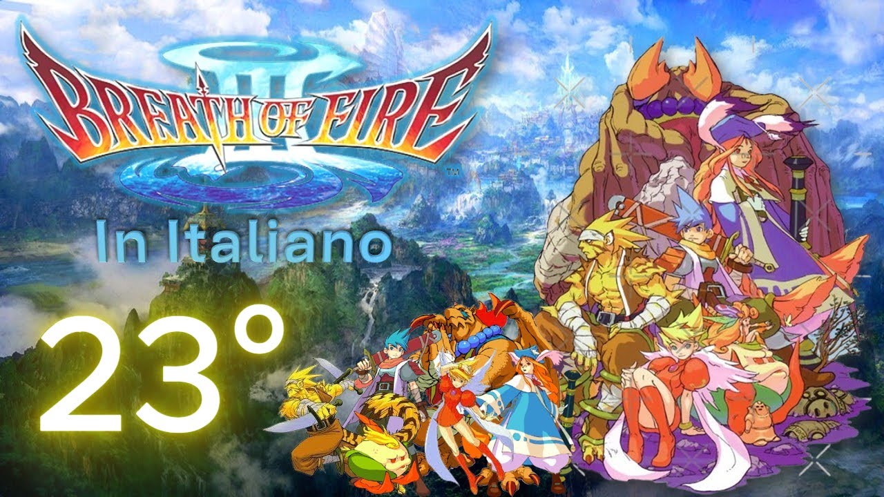 Breath of fire 3 - La leggenda del marinaio leggendario Gameplay PS1/DS (No Commentary)