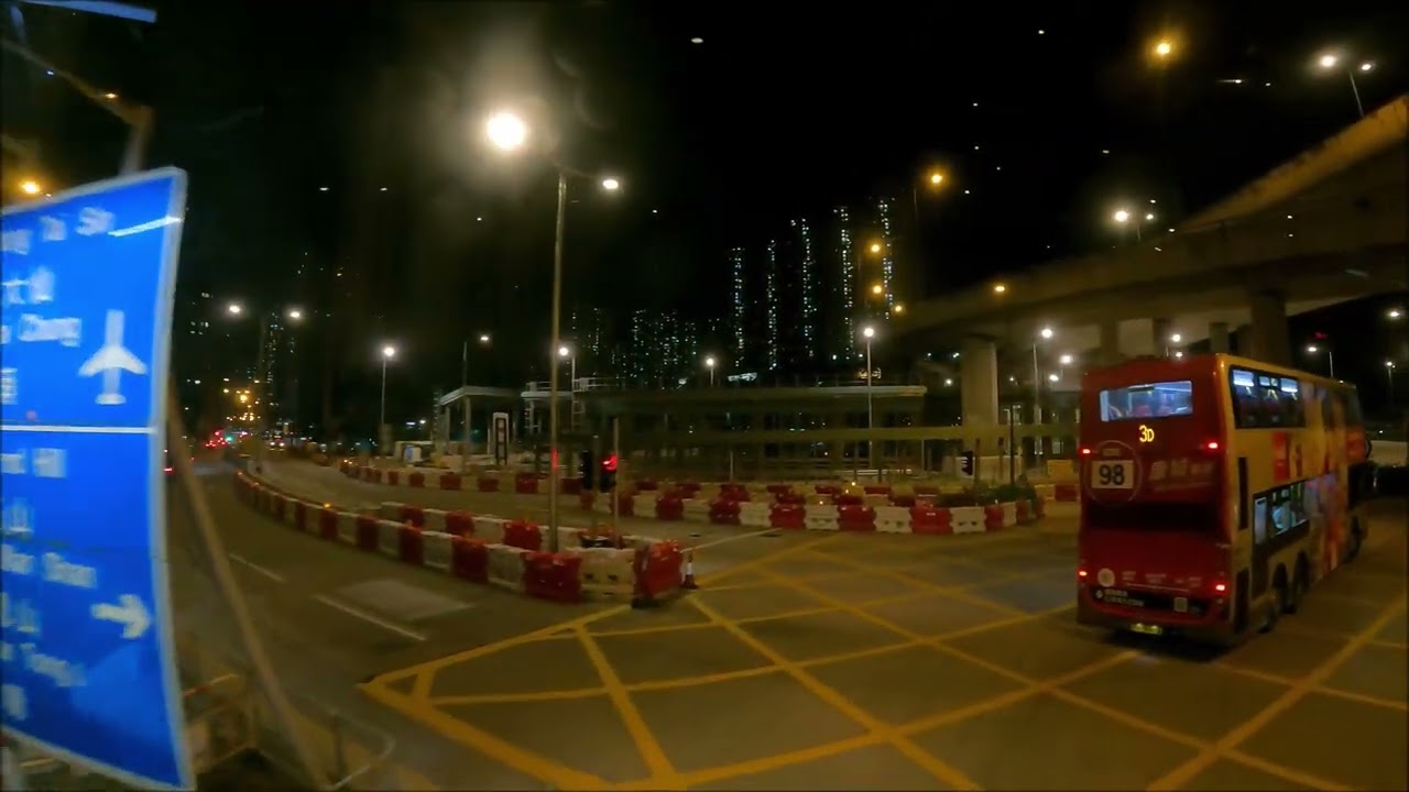 新界巴士路線 KMB 91M(鑽石山站往寶林)(全程行車紀錄片)