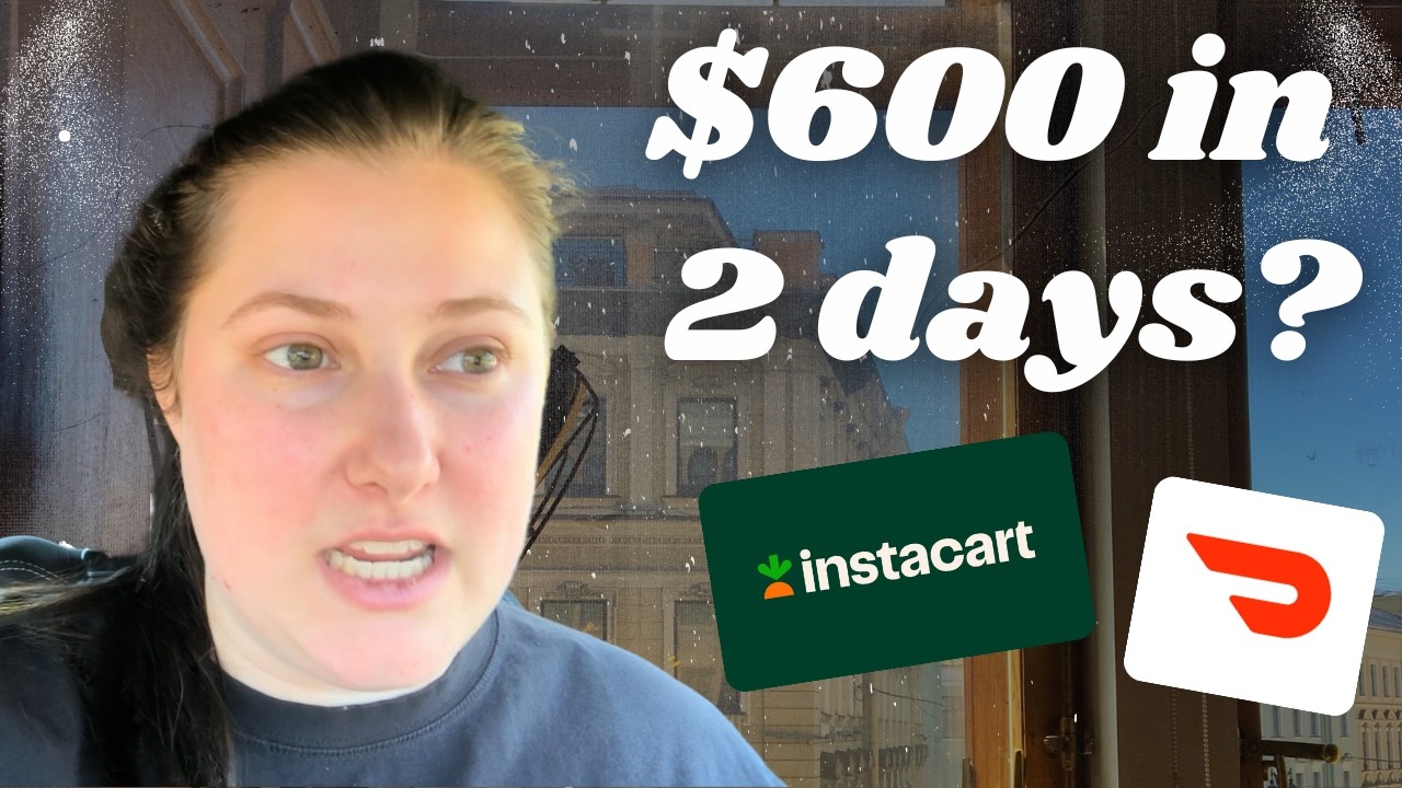 Can I Make $600 in Two Days Using Gig Apps? 17 Hours on Instacart and Doordash