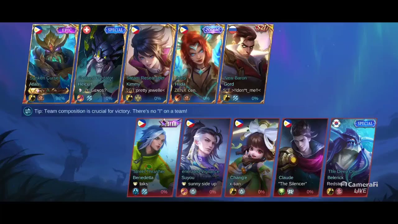 👤🏅Mobile Legends : Hilda (xp) gameplay by cen. #MVP #NewSeasonS40 #TrioRank