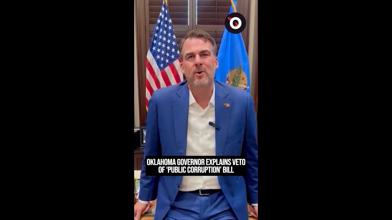 Oklahoma governor explains veto of 'public corruption' bill