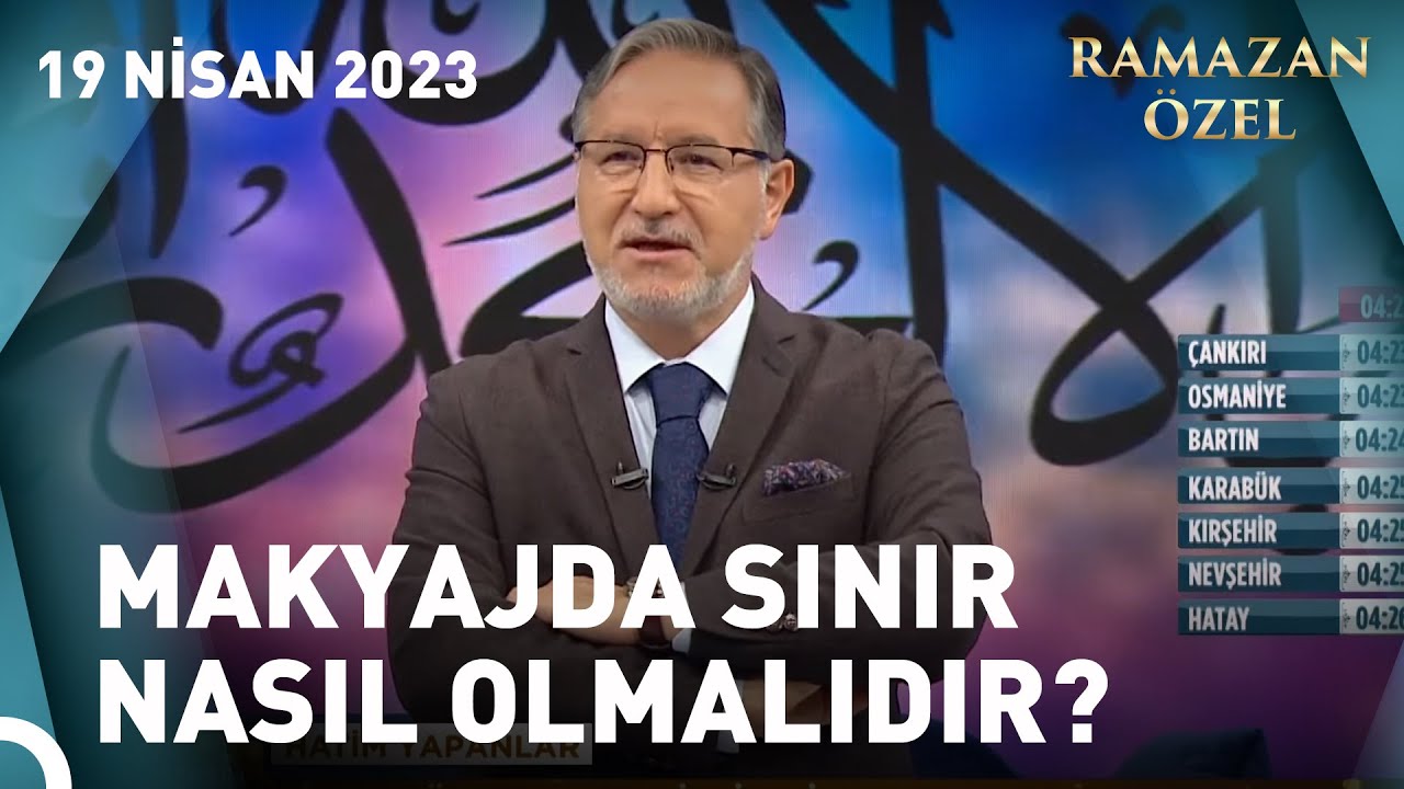 Makyaj Varken Abdest Kabul Olur Mu? | Prof. Dr. Mustafa Karataş ile Sahur Vakti