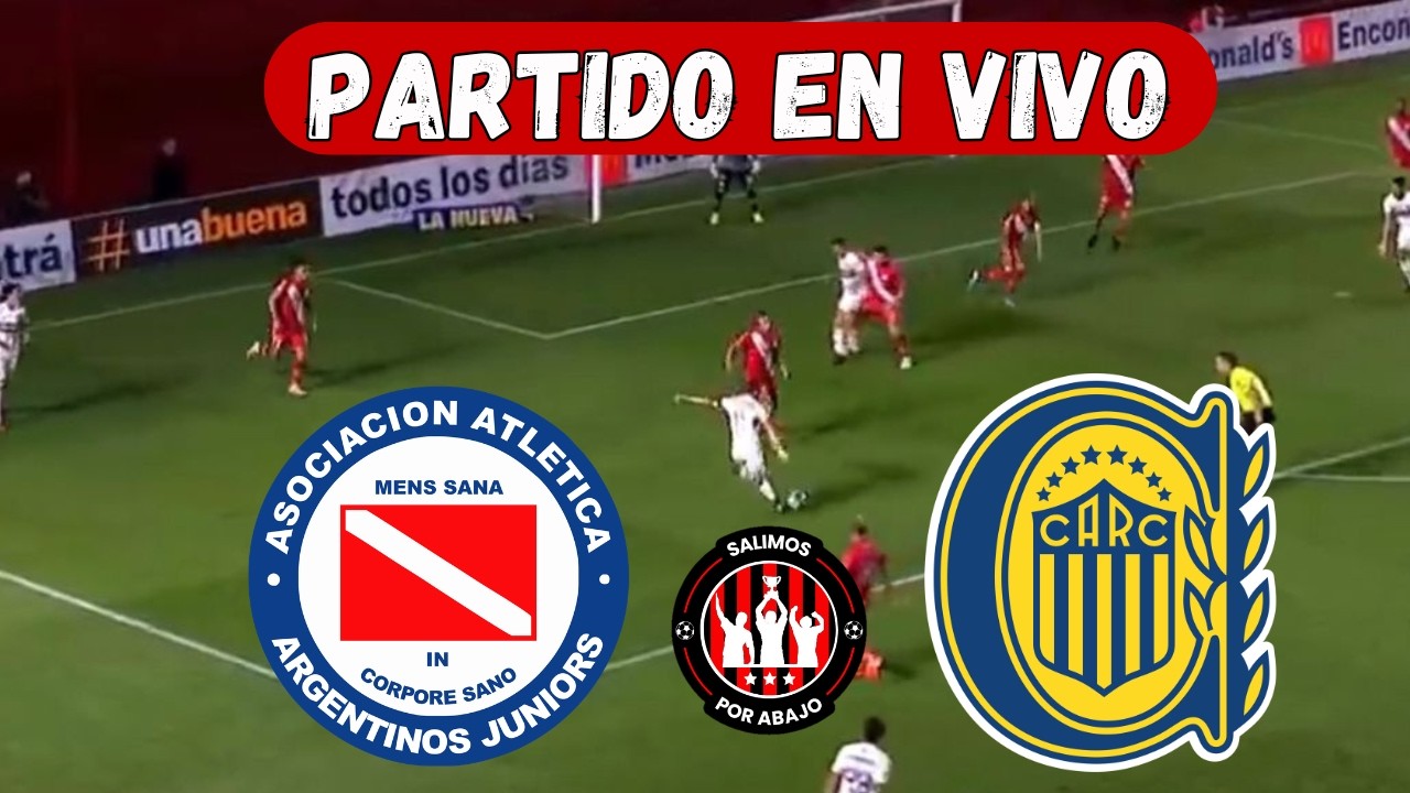 ARGENTINOS JRS VS ROSARIO CENTRAL [ EN VIVO ] ⚽️ 🔥LIGA ARGENTINA🔥 FECHA 10 [FÚTBOL HOY]